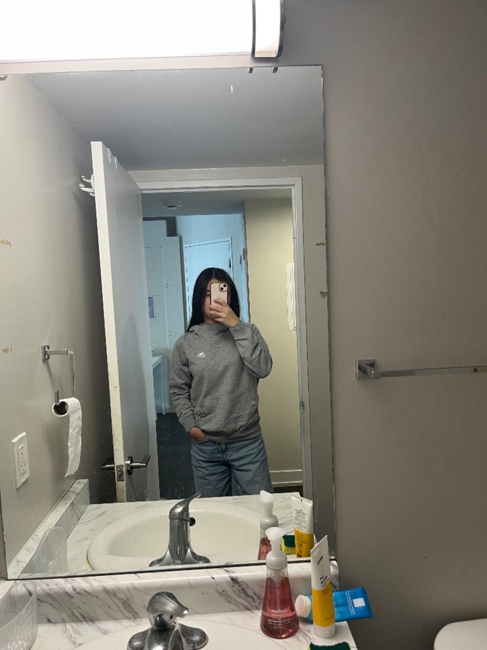 Nike Sweater, Grey, S